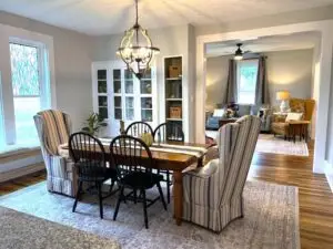 Stonecipher Manor, Livingston, Tennessee. House vacation rental/Southern charm/interior dining room