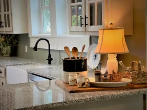 Fully stocked kitchen
