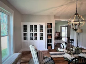 Built in cabinets