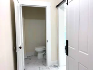 Upstairs water closet