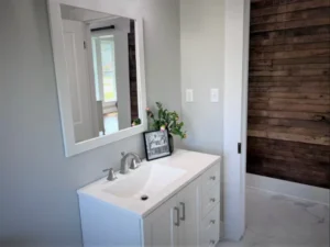 Main level half bath