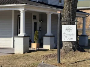 Stonecipher Manor/Livingston, Tennessee, short-term rental, event planning & venues, sign